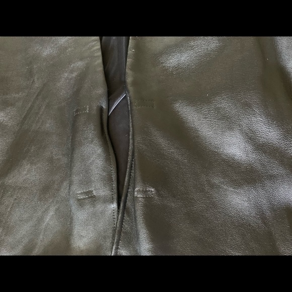 HUGO BUSCATI COLECTION LEATHER TOP - Picture 14 of 14